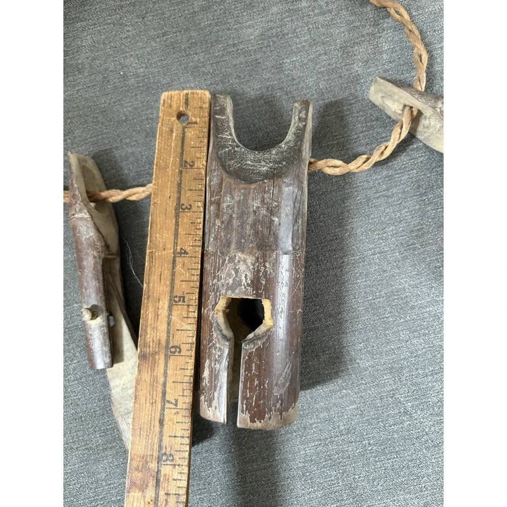 RUSTIC Old Karen Hill Tribe Bamboo Elephant‎ Bell, Primitive